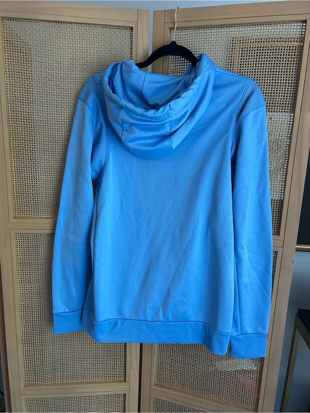 Nike Dri-FIT Baby Blue Hoodie Athletic Size Small Activewear - Picture 3 of 5